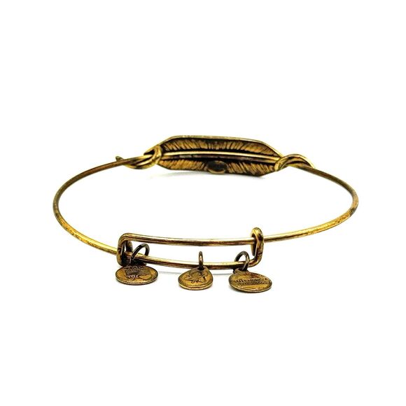 ALEX AND ANI Adjustable Copper Atlantaean Bracelet in Rafaelian Gold - Picture 2 of 4
